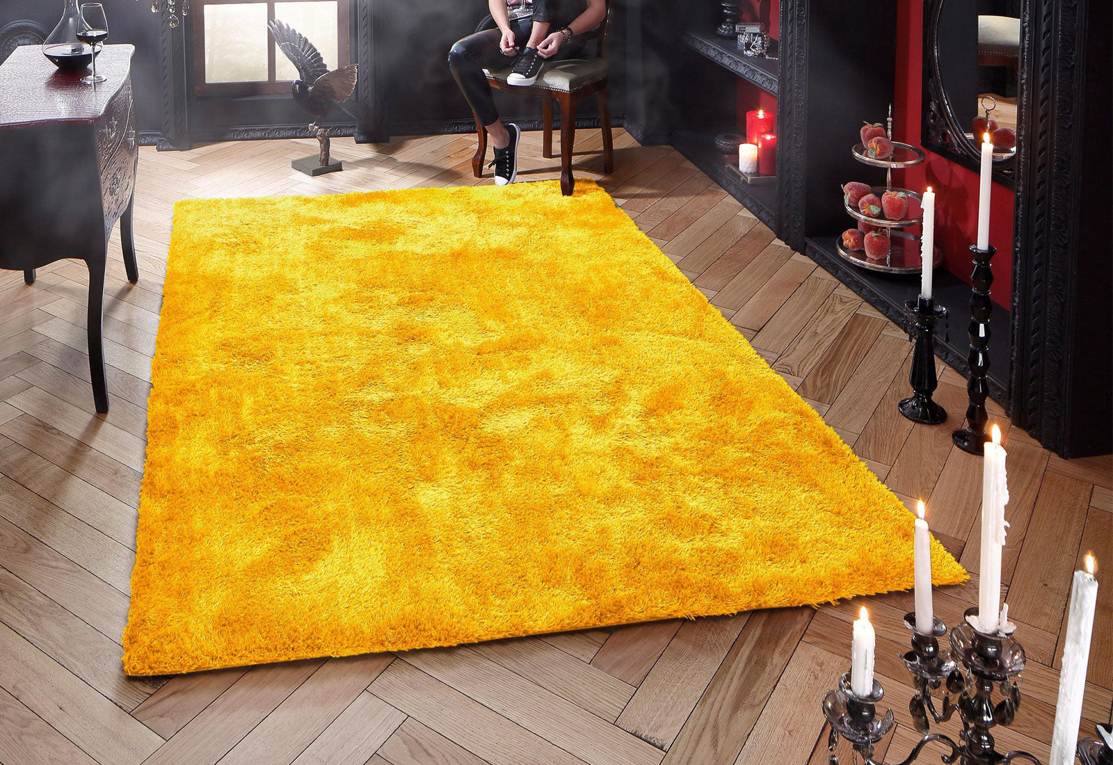 Dana Teppich Hochflor-Teppich 80 cm x 150 cm