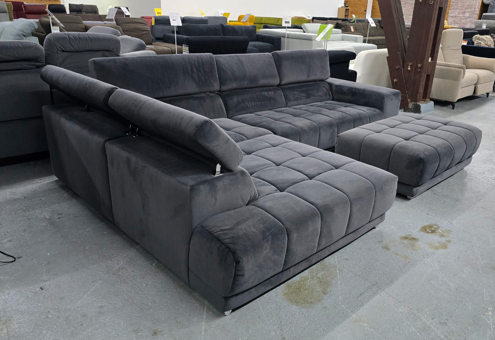 MP-IN15053 mit XXL Hocker anthrazit