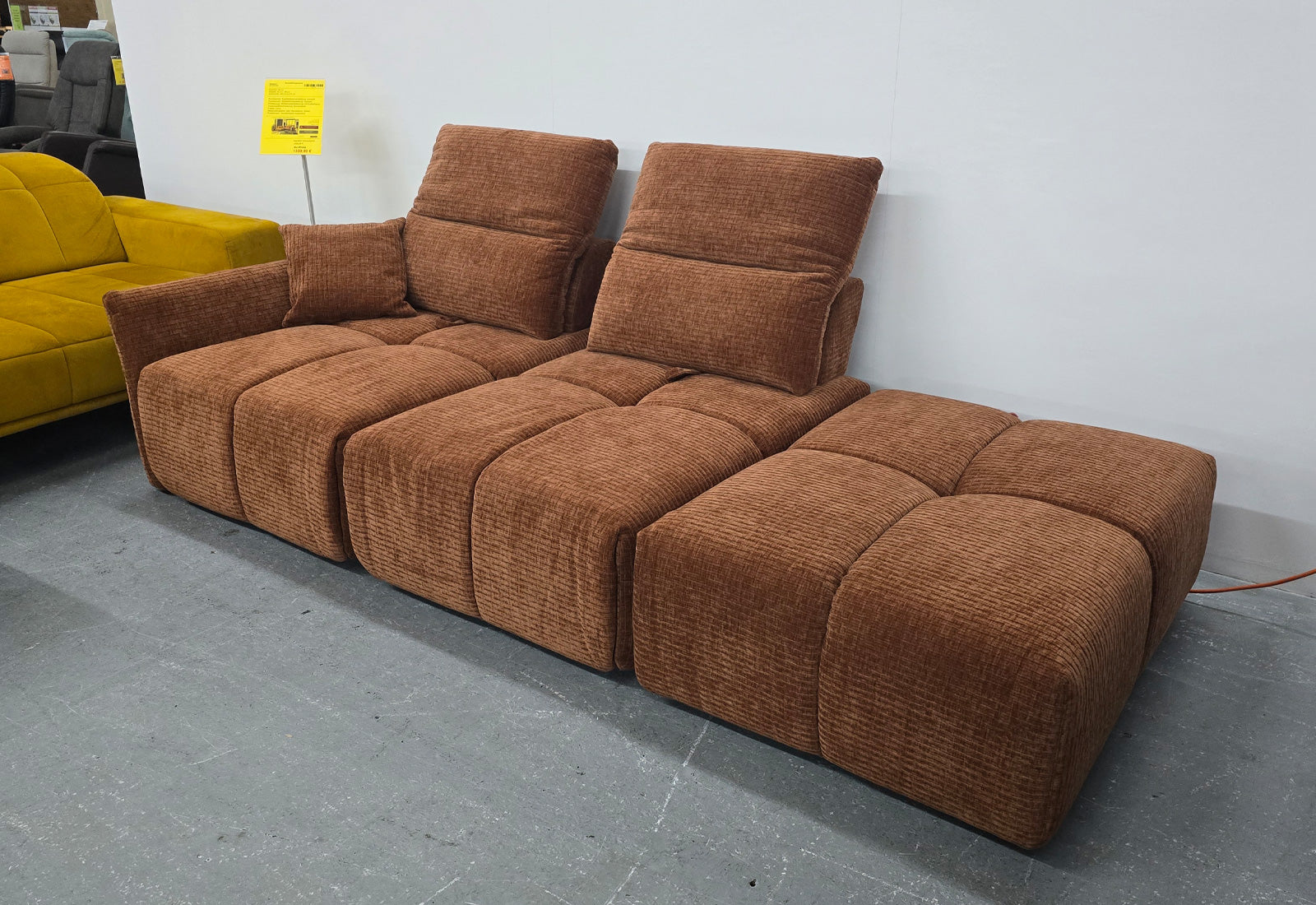 Lina mit Hocker Modulsofa