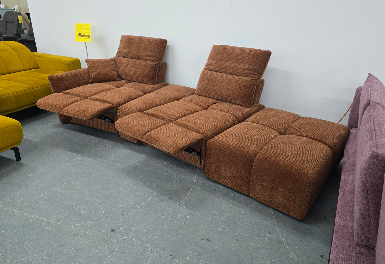 Lina mit Hocker Modulsofa